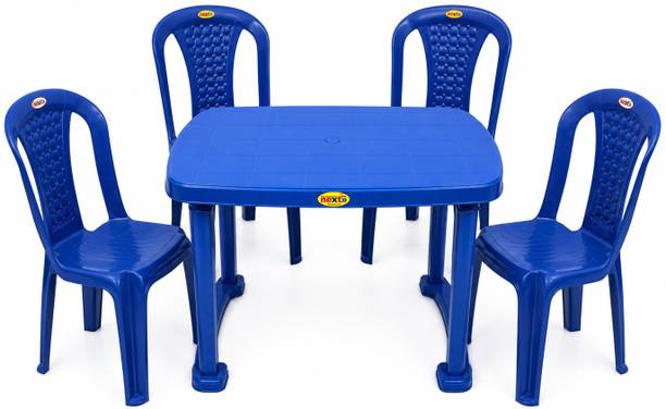 next NPPL Strong 4 Seater Dining Set for Home, Dining Room, Plastic 4 Seater Dining Set