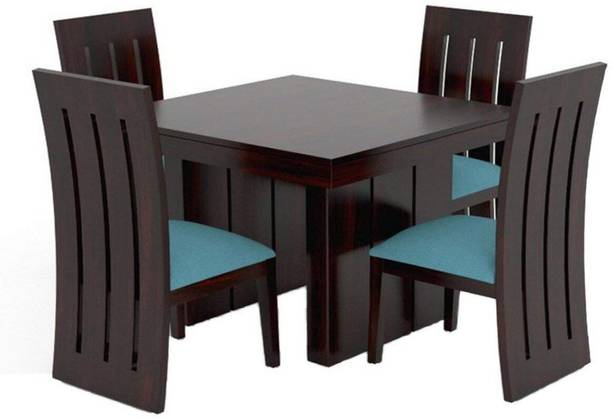 Vailge Solid Wood 4 Seater Dining Set