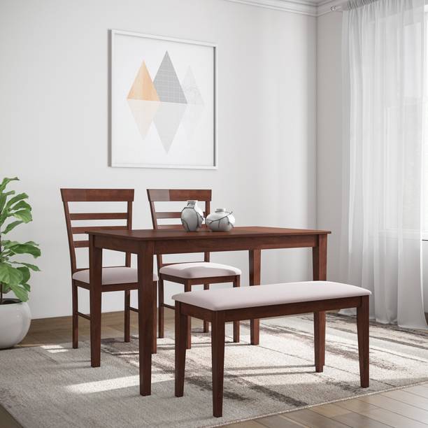 Flipkart Perfect Homes Hayman Rosewood ( Sheesham ) Solid Wood 4 Seater Dining Set