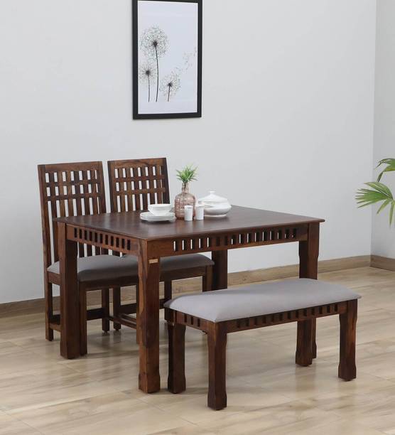Flipkart Perfect Homes Solid Wood 4 Seater Dining Set