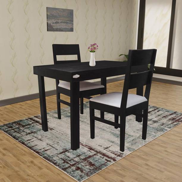 Wudniture Solid Sheesham Wood Two Seater Dining Set For Dining Room/ Hotel / Café | Solid Wood 2 Seater Dining Set