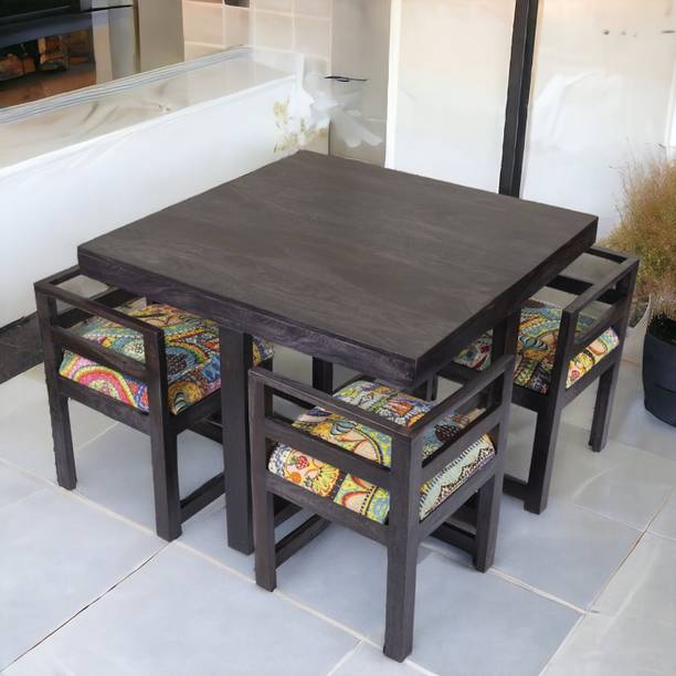 Flipkart Perfect Homes Rosewood ( Sheesham ) Solid Wood 4 Seater Dining Set