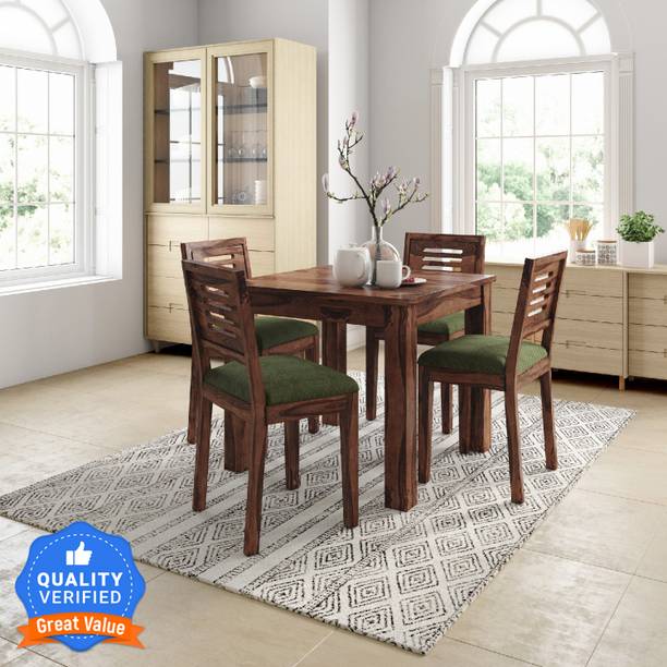 Flipkart Perfect Homes PureWood Sheesham 4 Seater Dining Set