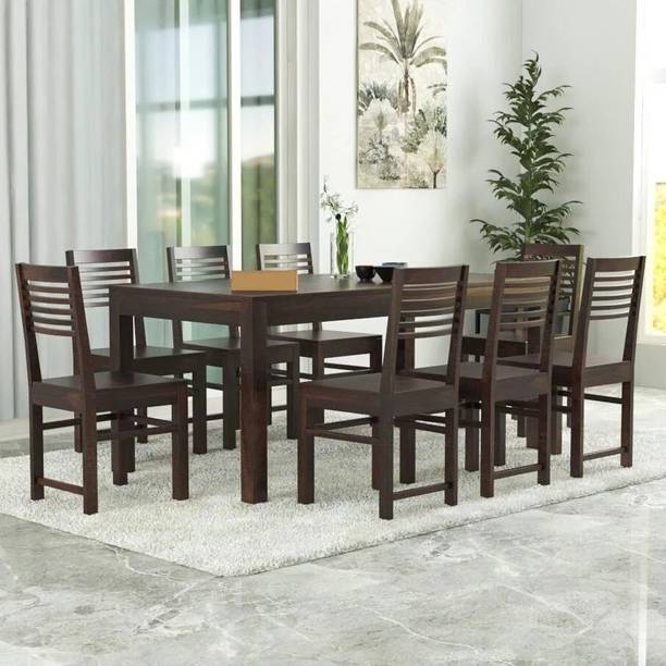 Flipkart Perfect Homes Solid Sheesham Wood Eight Seater Dining Set For Dining Room/ Hotel/ Restaurant | Solid Wood 8 Seater Dining Set