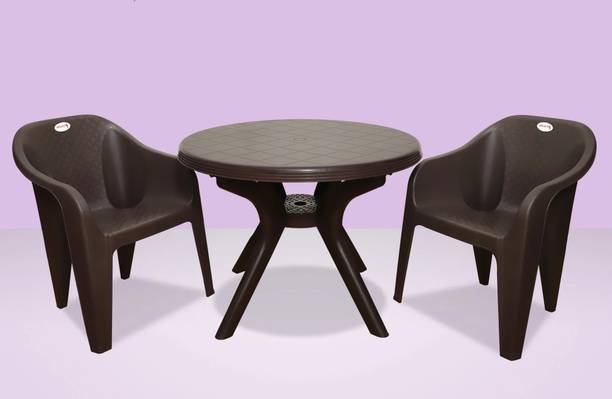 ARLAVYA Plastic 2 Seater Dining Set
