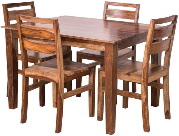 kurmi Solid Wood 4 Seater Dining Set