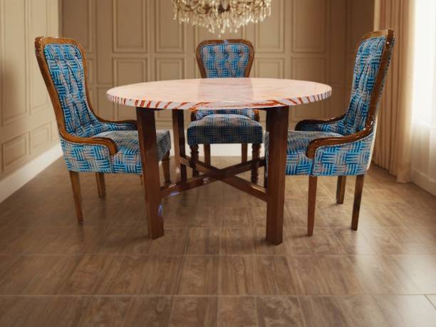 Sk enterprise 6-Piece Dining Set Solid Wood 4 Seater Dining Set
