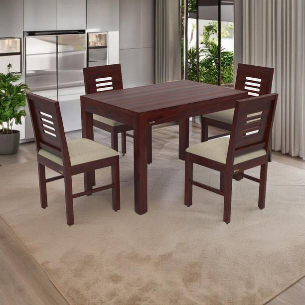Flipkart Perfect Homes Sheesham Wood Four Seater Dining Set Solid Wood 4 Seater Dining Set
