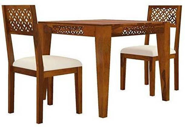 Custom Decor Solid Wood 2 Seater Dining Set