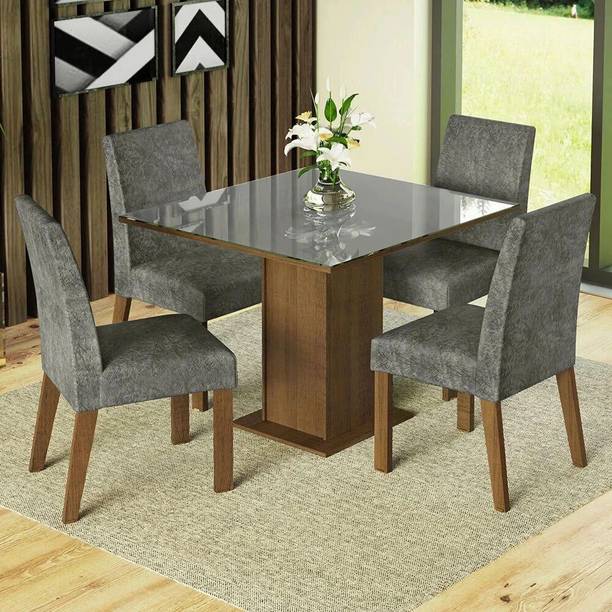 Madesa Anne Dining Room Engineered Wood 4 Seater Dining Set
