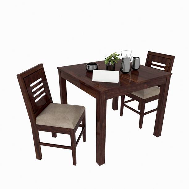 AMARNATH MD Solid Sheesham Wood Dining Table Set for Dining Room | Hotel | Office Solid Wood 2 Seater Dining Set