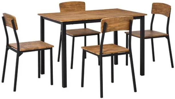 SMAART CRAAFTS Engineered Wood 4 Seater Dining Set