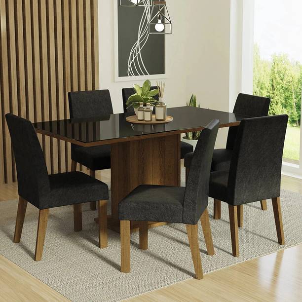 Madesa Alexis Dining Room Engineered Wood 6 Seater Dining Set