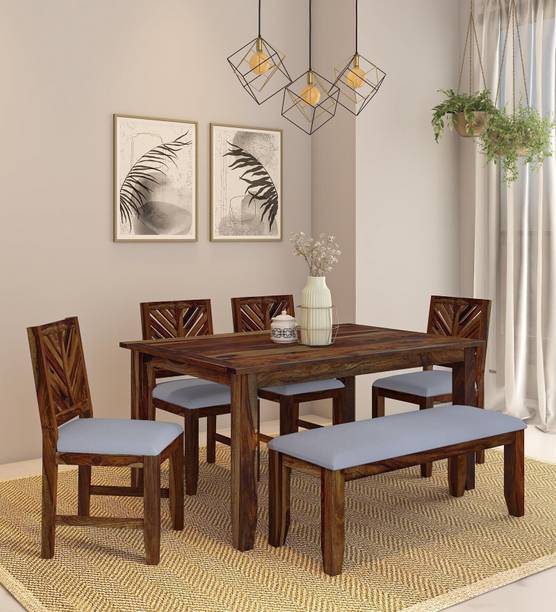 Flipkart Perfect Homes Solid Wood 6 Seater Dining Set