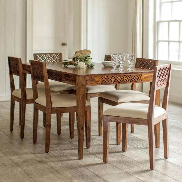 kurmi Engineered Wood 6 Seater Dining Set