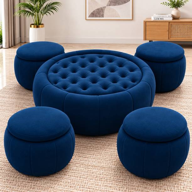 Flipkart Perfect Homes Engineered Wood 4 Seater Dining Set