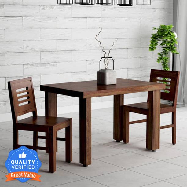 Allie Wood Rosewood (Sheesham) Solid Wood 2 Seater Dining Set