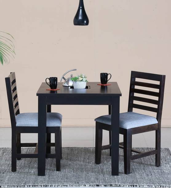 TRUE FURNITURE Sheesham (Rosewood) Solid Wood 2 Seater Dining Set