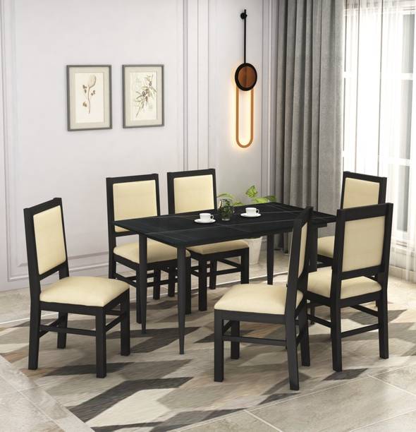 Furniva Marble Stone 6 Seater Dining Set