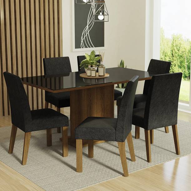 Madesa Alexis Dining Room Engineered Wood 6 Seater Dining Set