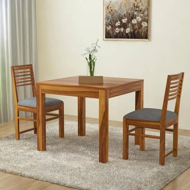 Flipkart Perfect Homes Solid Sheesham Wood Two Seater Dining Set For Dining Room/ Hotel/ Restaurant || Solid Wood 2 Seater Dining Set
