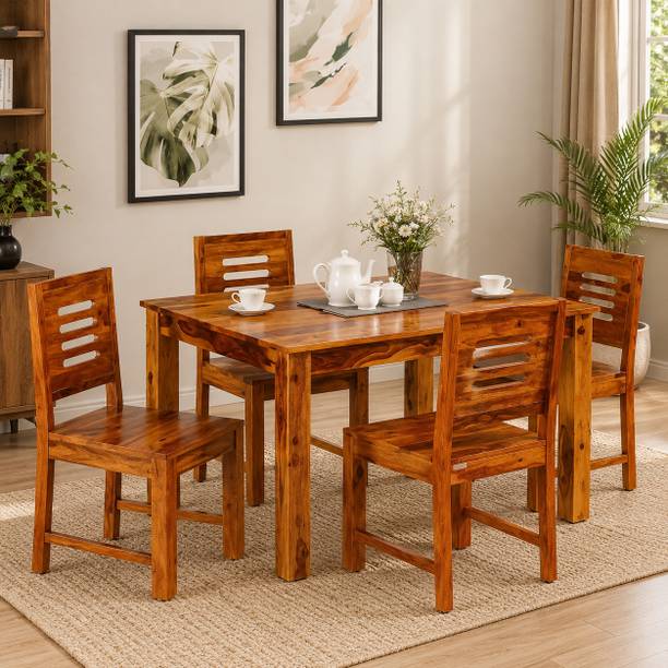 Kendalwood Furniture Solid Wood 4 Seater Dining Set