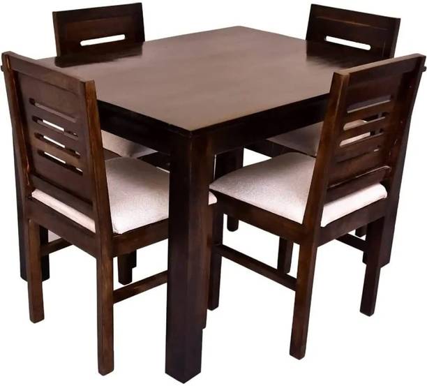 kurmi Solid Wood 4 Seater Dining Set
