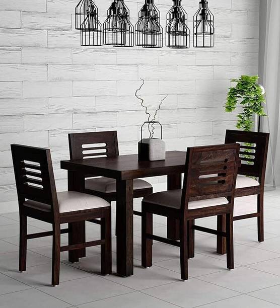 Knite Craft Solid Wood 4 Seater Dining Set