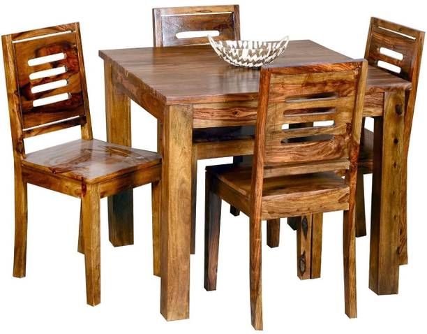 kurmi Solid Wood 4 Seater Dining Set