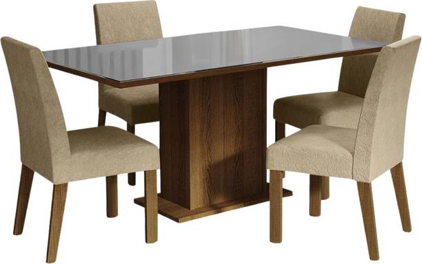 Madesa Avril Engineered Wood 4 Seater Dining Set