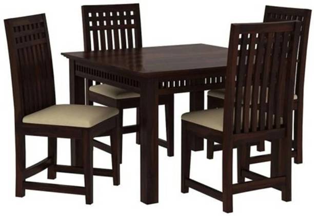 Devsignature Sheesham Wood Dining Set/4 Seater Wooden Dining Set For Home Solid Wood 4 Seater Dining Set