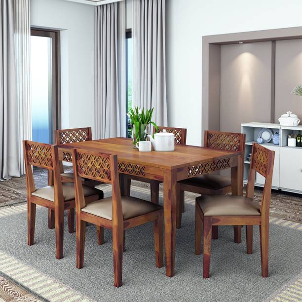 Flipkart Perfect Homes PureWood 6 Seater Dining Set