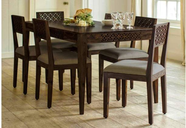 kurmi Engineered Wood 6 Seater Dining Set