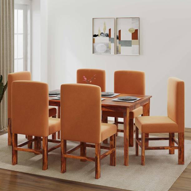 Allie Wood Orian Rosewood ( Sheesham ) Solid Wood 6 Seater Dining Set