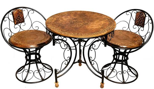 REHMAT ART AND CRAFTS Solid Wood Table & Chair Set