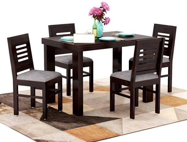 jangid Handicraft Sheesham Solid Wood 4 Seater Dining Table With 4 Chairs Dining Room Furniture Solid Wood 4 Seater Dining Set