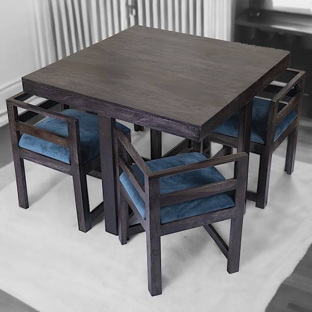 Flipkart Perfect Homes Rosewood ( Sheesham ) Solid Wood 4 Seater Dining Set