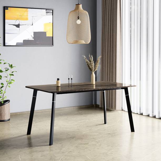 Godrej Interio Aclectic Engineered Wood 6 Seater Dining Table