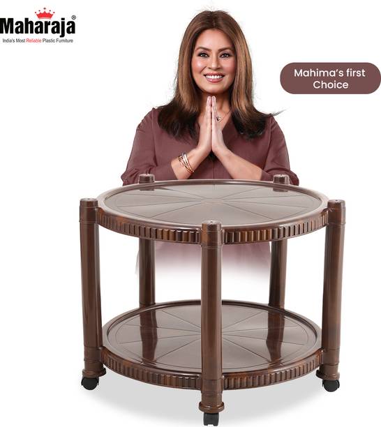 MAHARAJA Dining Table for Home Offices and Restaurant | 100% Virgin Plastic | Outdoor Plastic 4 Seater Dining Table