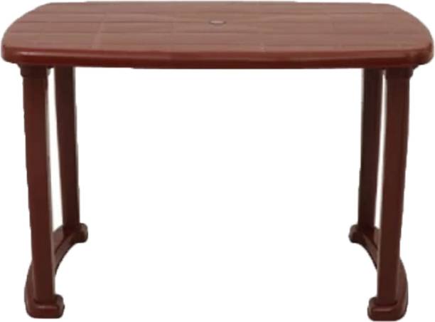RW REST WELL Arjun Plastic Dining Table For Restaurant,Home| Multipurpose Table For Outdoor| Plastic 4 Seater Dining Table