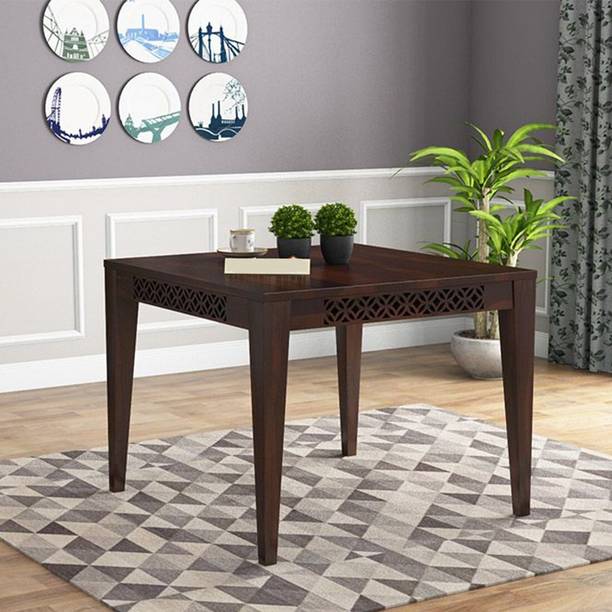 Mooncraft Furniture Solid Wood 4 Seater Dining Table