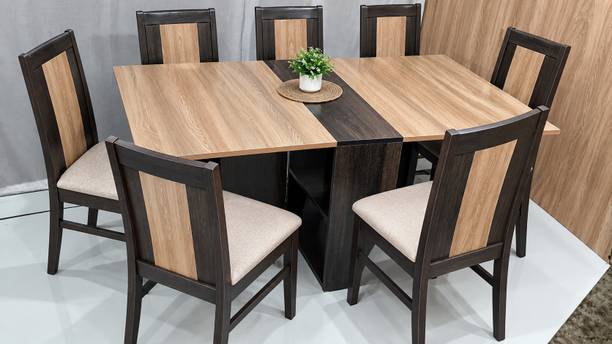 ARADHYA SNIGDHA ENTERPRISE Engineered Wood 6 Seater Dining Table