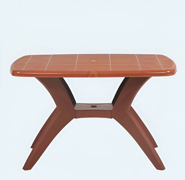 GHOSH & CO. MELODY TAKE OOD Plastic 6 Seater Dining Table