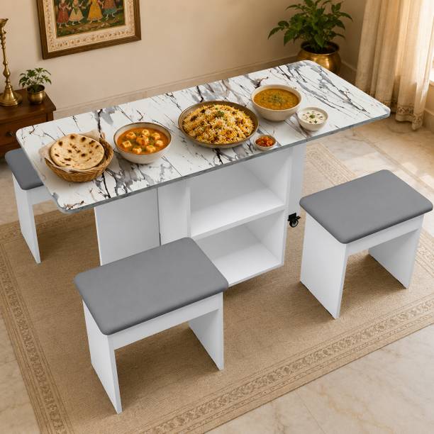 Studio Kook Bonbon Engineered Wood 4 Seater Dining Table