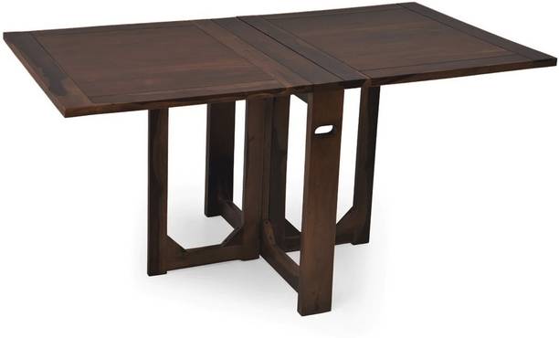 GPcraft Wooden 3 to 6 Seater Multi Purpose Foldable table Solid Wood 6 Seater Dining Table
