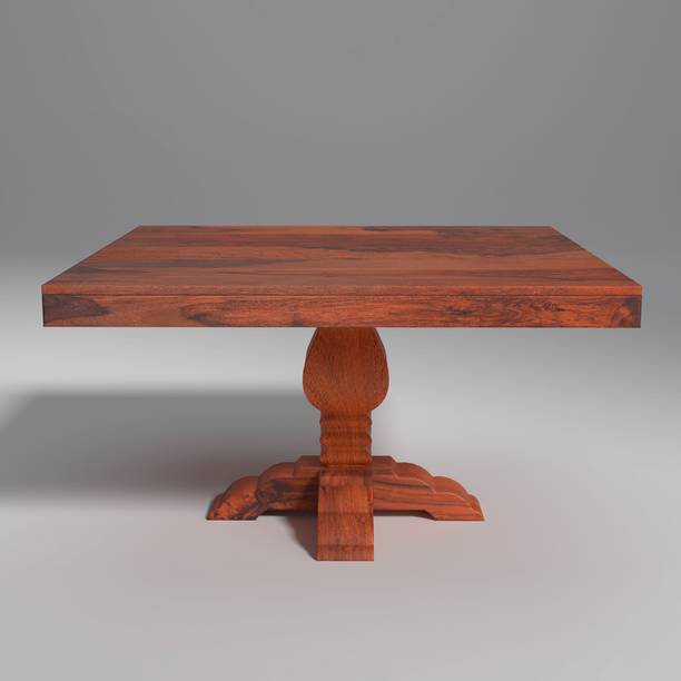 Wakeup India Solid Wood 4 Seater Dining Table