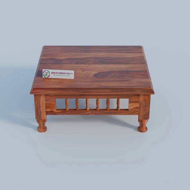 jangid Handicraft Traditional Wooden Chowki Series Solid Wood 1 Seater Dining Table