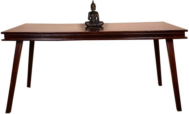 Shree Girnar INC Russel 4 seater wooden dining table Solid Wood 6 Seater Dining Table