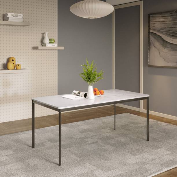Interio by Godrej Franky Engineered Wood 6 Seater Dining Table