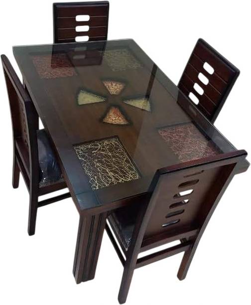 Resto Solid Wood 4 Seater Dining Table